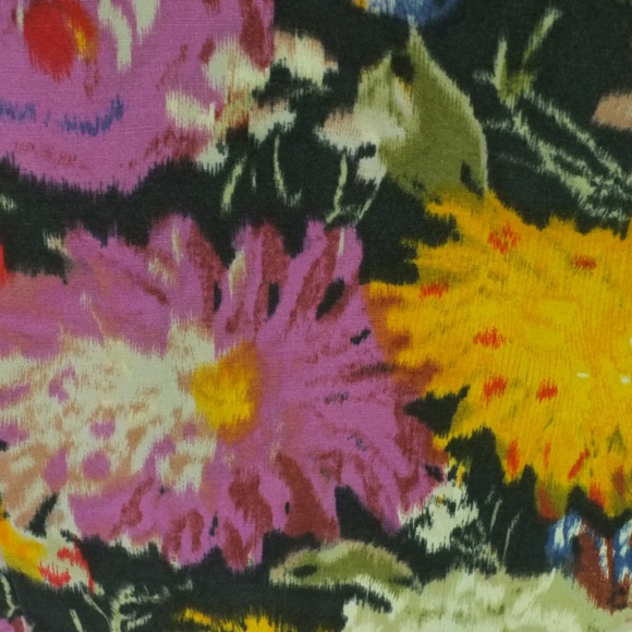 Anthropologie Elevenses Floral Tropica Crop Pant - Picture 6 of 7